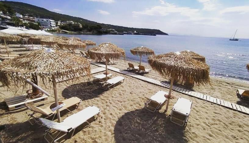 Παραθαλασσια Στουντιο Μιχαλιας Sea View Studio Michalias Agia Marina  外观 照片