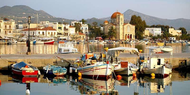 Παραθαλασσια Στουντιο Μιχαλιας Sea View Studio Michalias Agia Marina  外观 照片