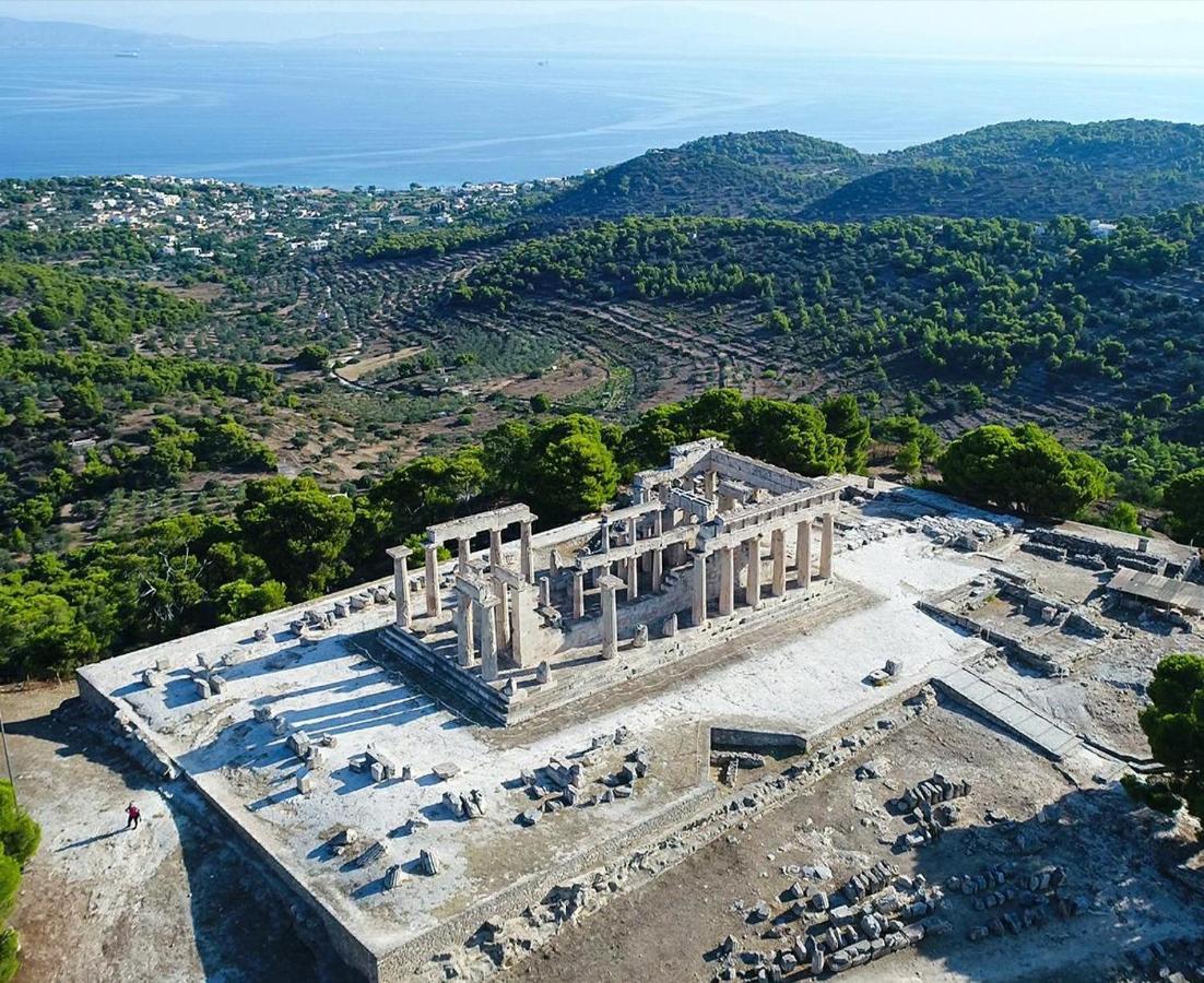 Παραθαλασσια Στουντιο Μιχαλιας Sea View Studio Michalias Agia Marina  外观 照片