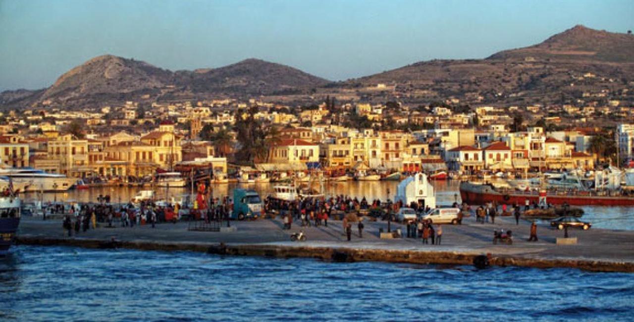 Παραθαλασσια Στουντιο Μιχαλιας Sea View Studio Michalias Agia Marina  外观 照片