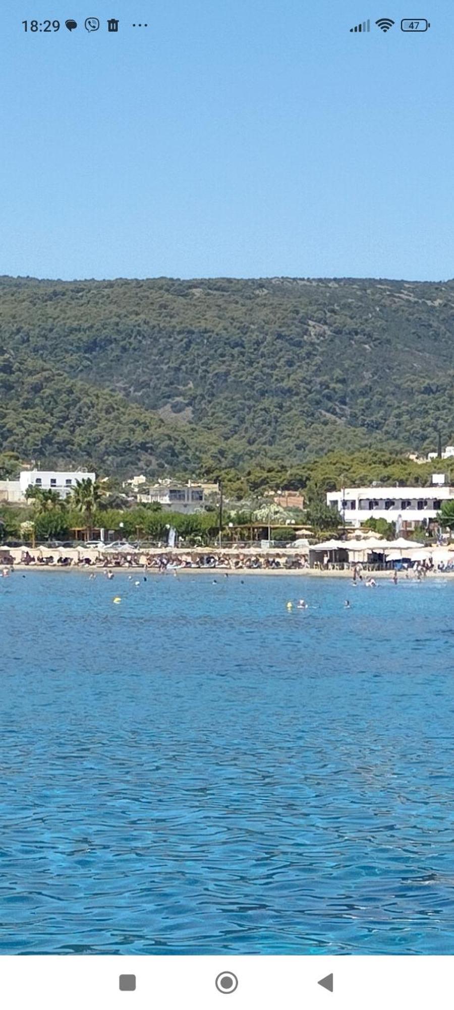 Παραθαλασσια Στουντιο Μιχαλιας Sea View Studio Michalias Agia Marina  外观 照片